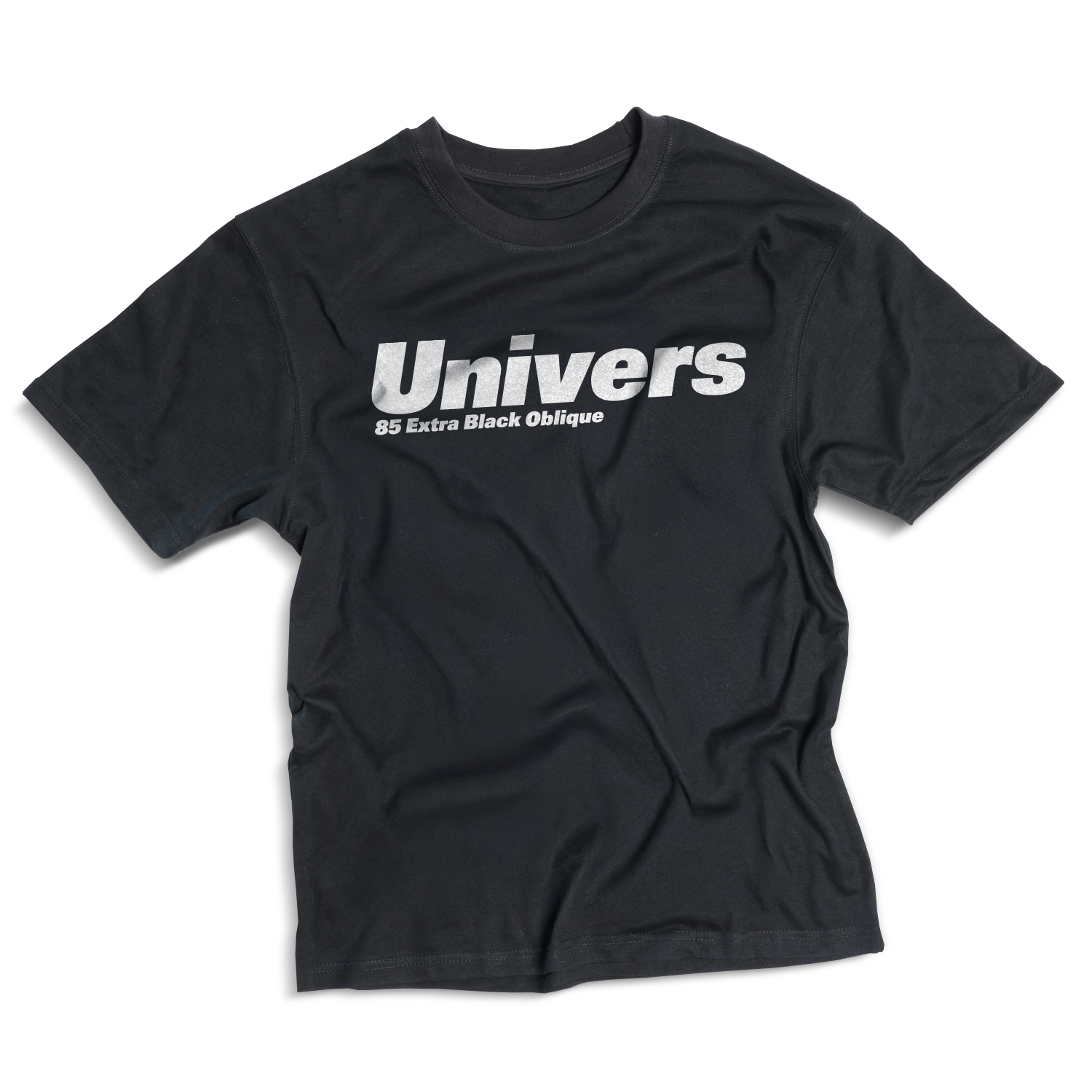 Univers 85 Extra Black Oblique T-shirt